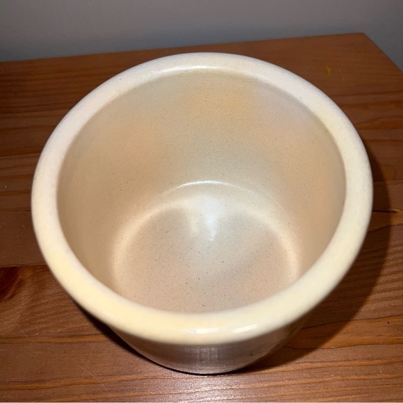 ROBINSON Ransbottom stoneware, 1 pt stenciled Low Jar GREAT condition! - Picture 2 of 4